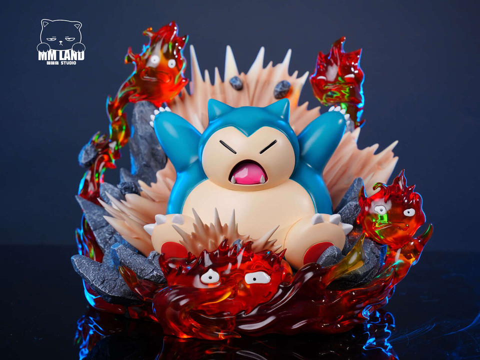MMLAND Studio – Snorlax & Calcifer 1/7 Scale LED Statue