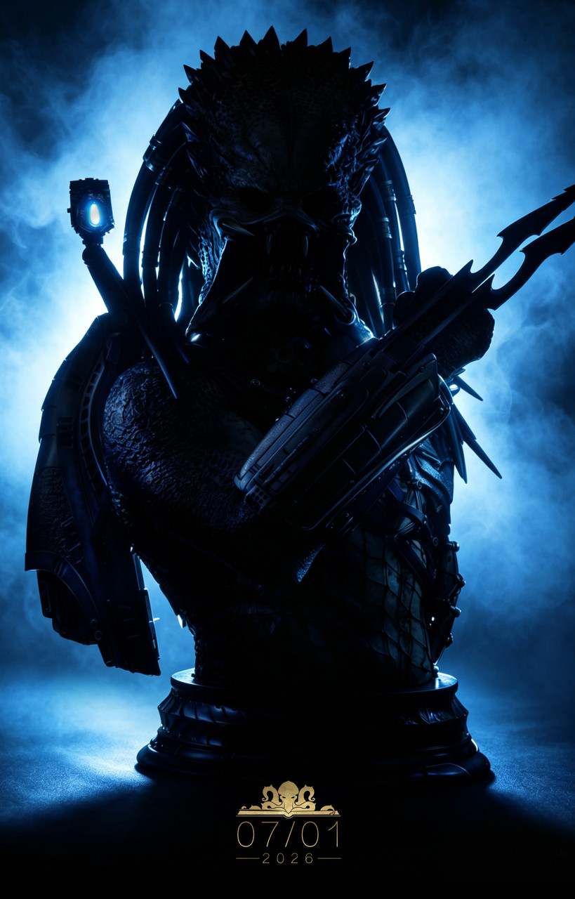 Deep Tale Studio Wolf Predator Bust with LED