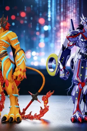 TaiYangMoWan Studio – Agumon & Gabumon Bond Digimon Resin Statue