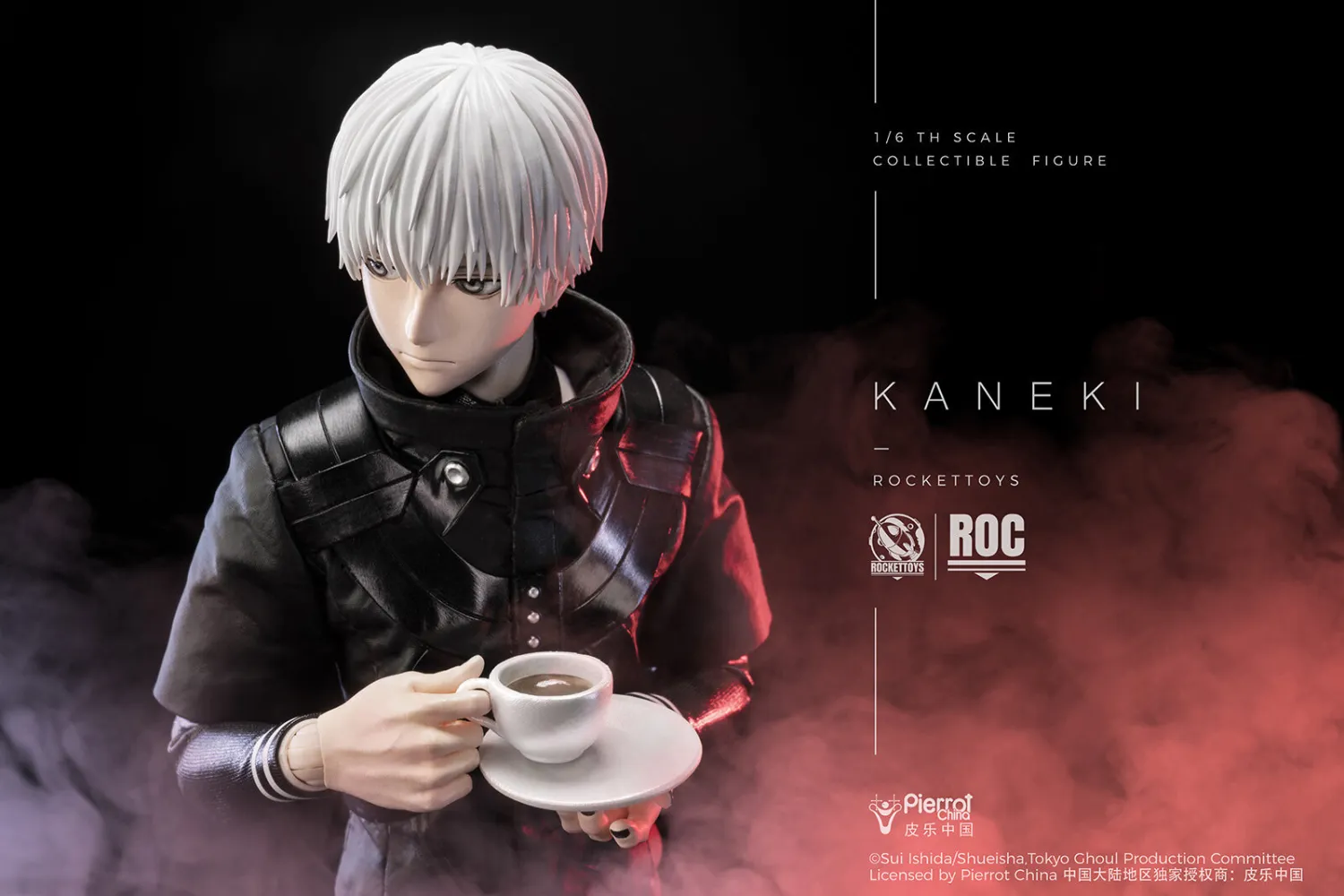 Rocket Toys 16 Collectible Figure -Kaneki Ken Battle Suit Ver.X Awakening Ver.ROC-024 ROC-025(Tokyo Ghoul)Copyright