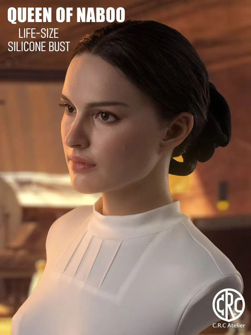 C.R.C Atelier Studio Natalie Portman Lifesize Silicone Bust