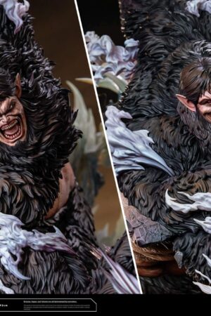 Alternative view of Attack on Titan Beast Titan vs Eren Yeager Statue TOPGK Figure  -HERTZ Studio