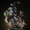 Attack on Titan Beast Titan vs Eren Yeager Statue TOPGK Figure -HERTZ Studio