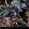 Attack on Titan Beast Titan vs Eren Yeager Statue TOPGK Figure -HERTZ Studio