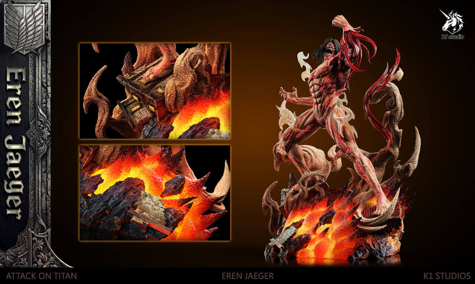 Attack on Titan Eren Yeager 1/6 Scale Statue – K1 Studio - Image 8