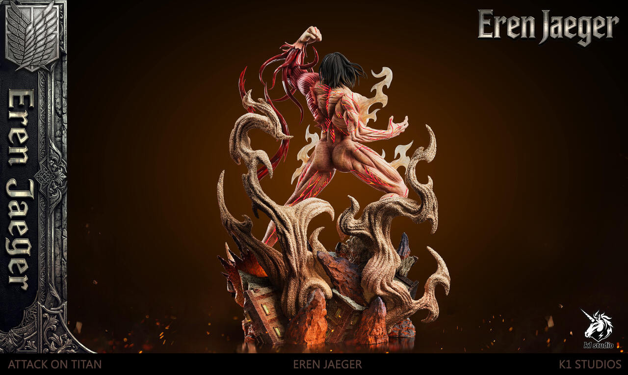 Attack on Titan Eren Yeager 1/6 Scale Statue – K1 Studio - Image 3