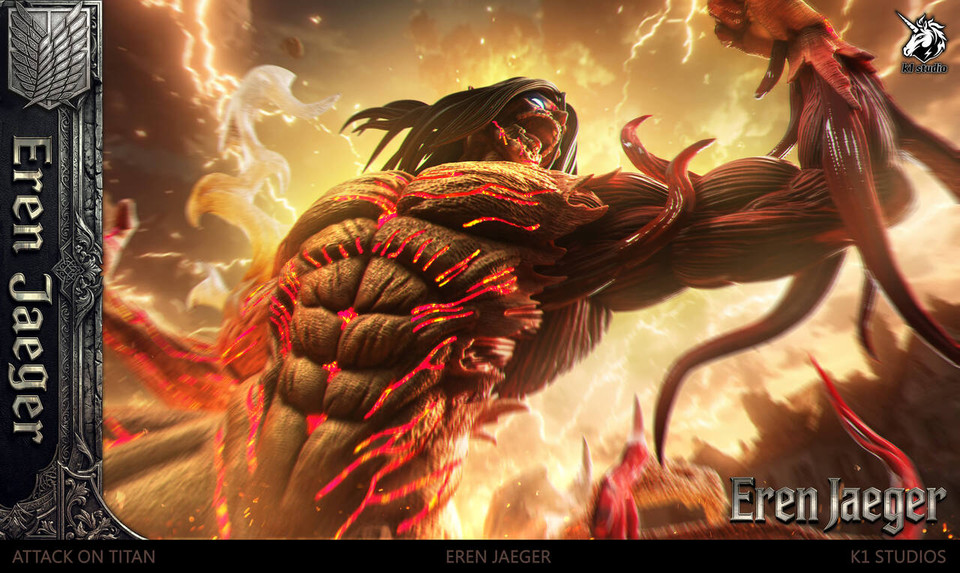 Attack on Titan Eren Yeager 1/6 Scale Statue – K1 Studio - Image 4
