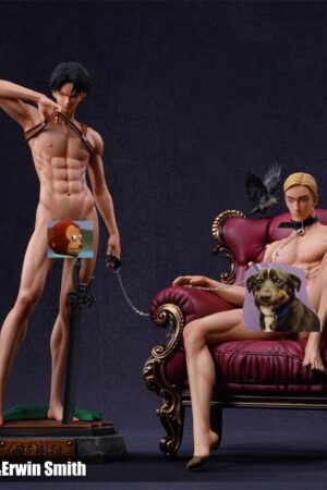 Attack on Titan Eren Yeager & Levi Ackerman 16 Scale Resin Statue –Ghost Studio