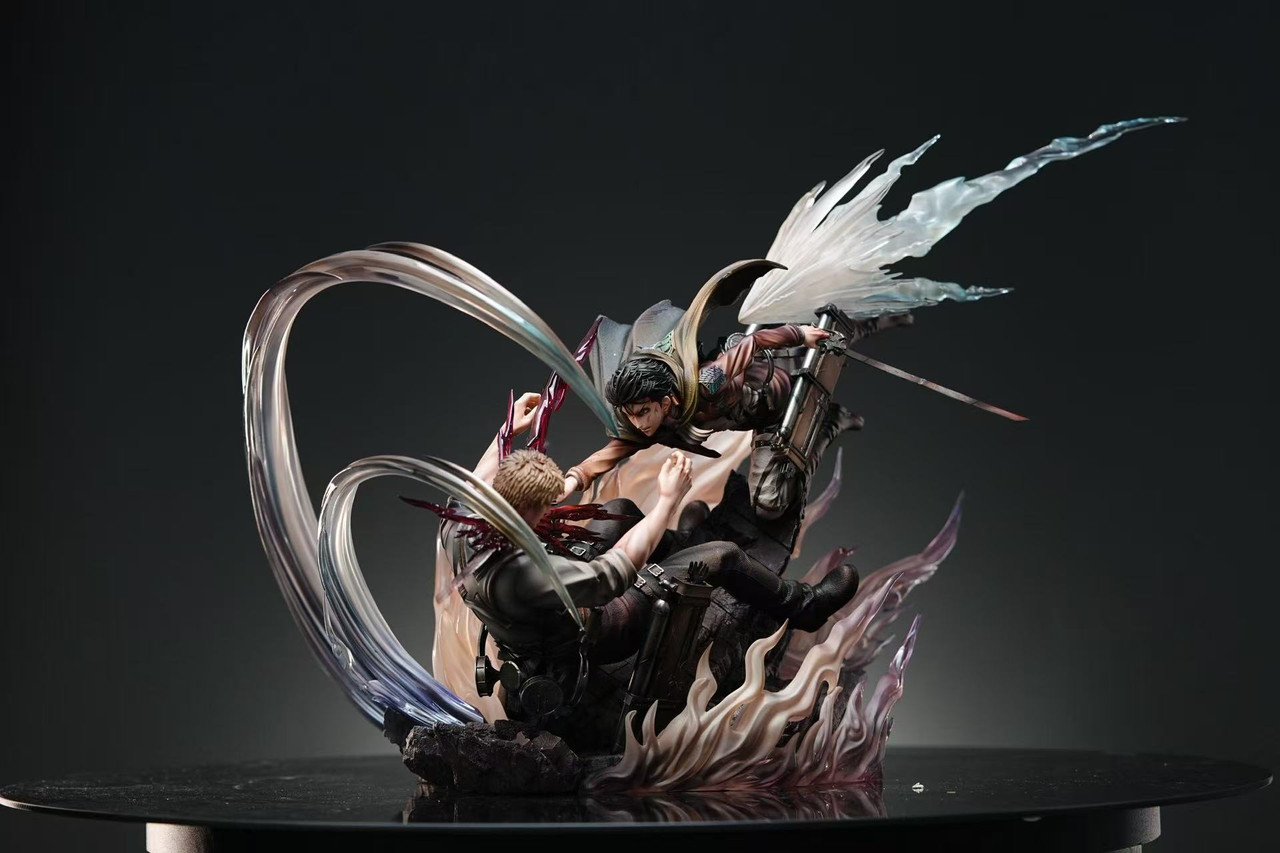 Attack on Titan Levi vs Reiner Battle 1/6 ScaleResin TOPGK Statue- Sure Studio