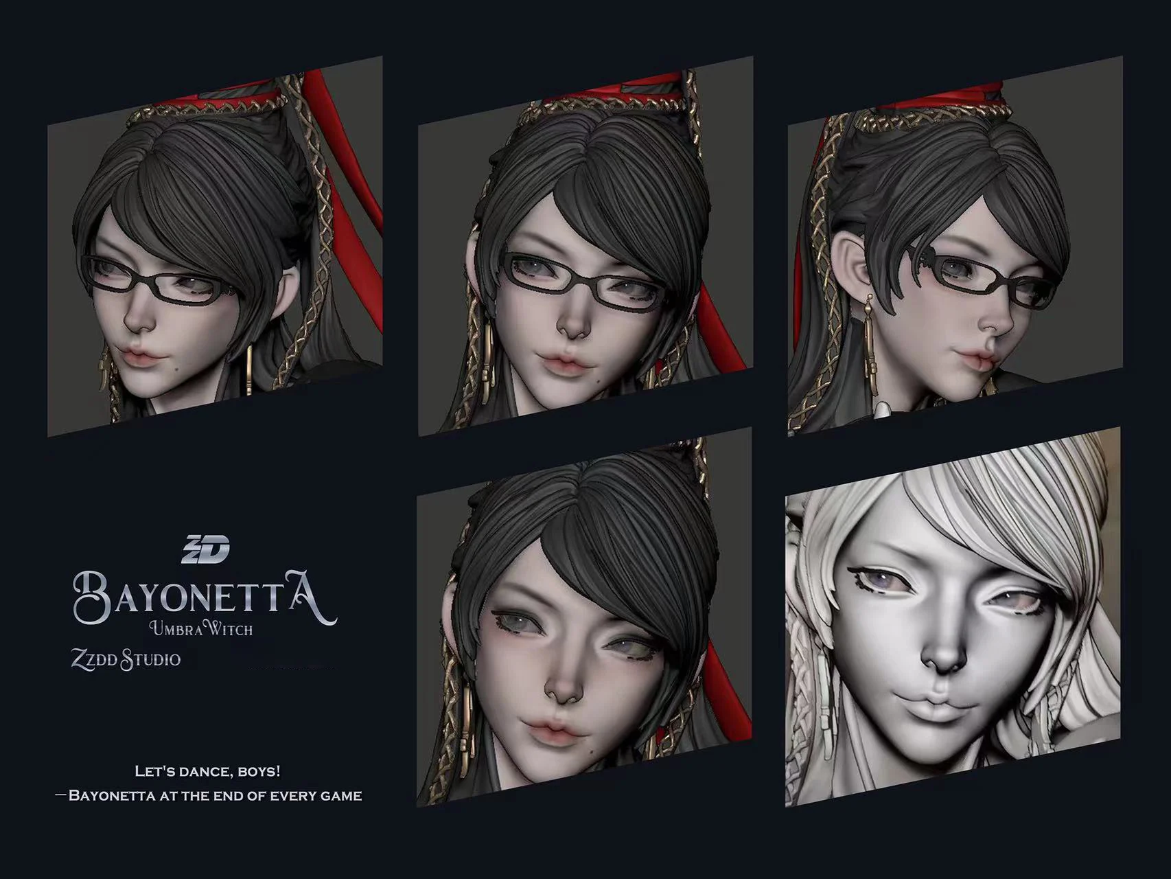 Bayonetta Series Umbra Witch 1/4 Scale TOPGK Statue – ZZDD Studio - Image 6