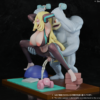 Beast Studio – Cynthia & Machamp Pokémon 16 Resin Statue