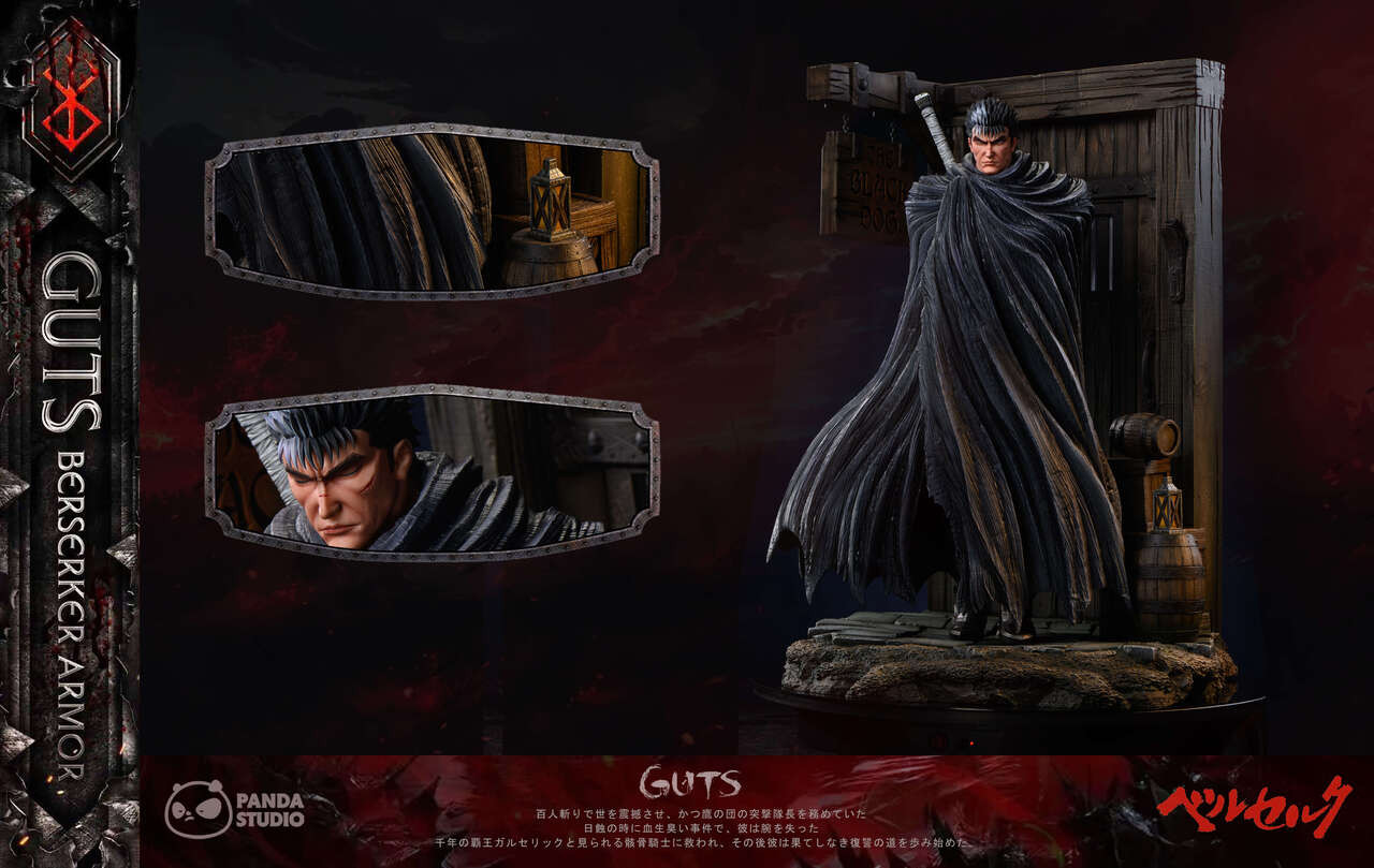 Berserk Guts 1/4 Scale TOPGK Figure -Panda Studio - Image 7