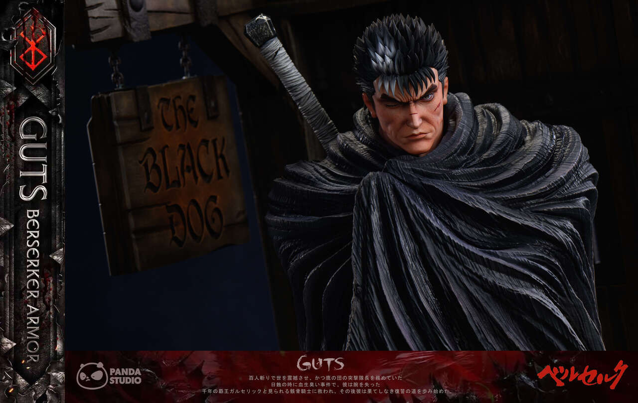 Berserk Guts 1/4 Scale TOPGK Figure -Panda Studio - Image 2