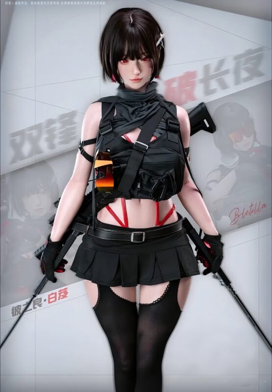 Bezlya - 2.2CF Series 163cm Baiji Makeup No. 2 1/1 Scale Silicone Love Doll (Licensed)