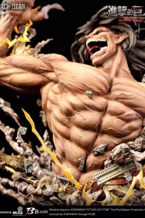 Blazer Studio – Eren Titan Bust Attack on Titan Officially Licensed Bust Statue