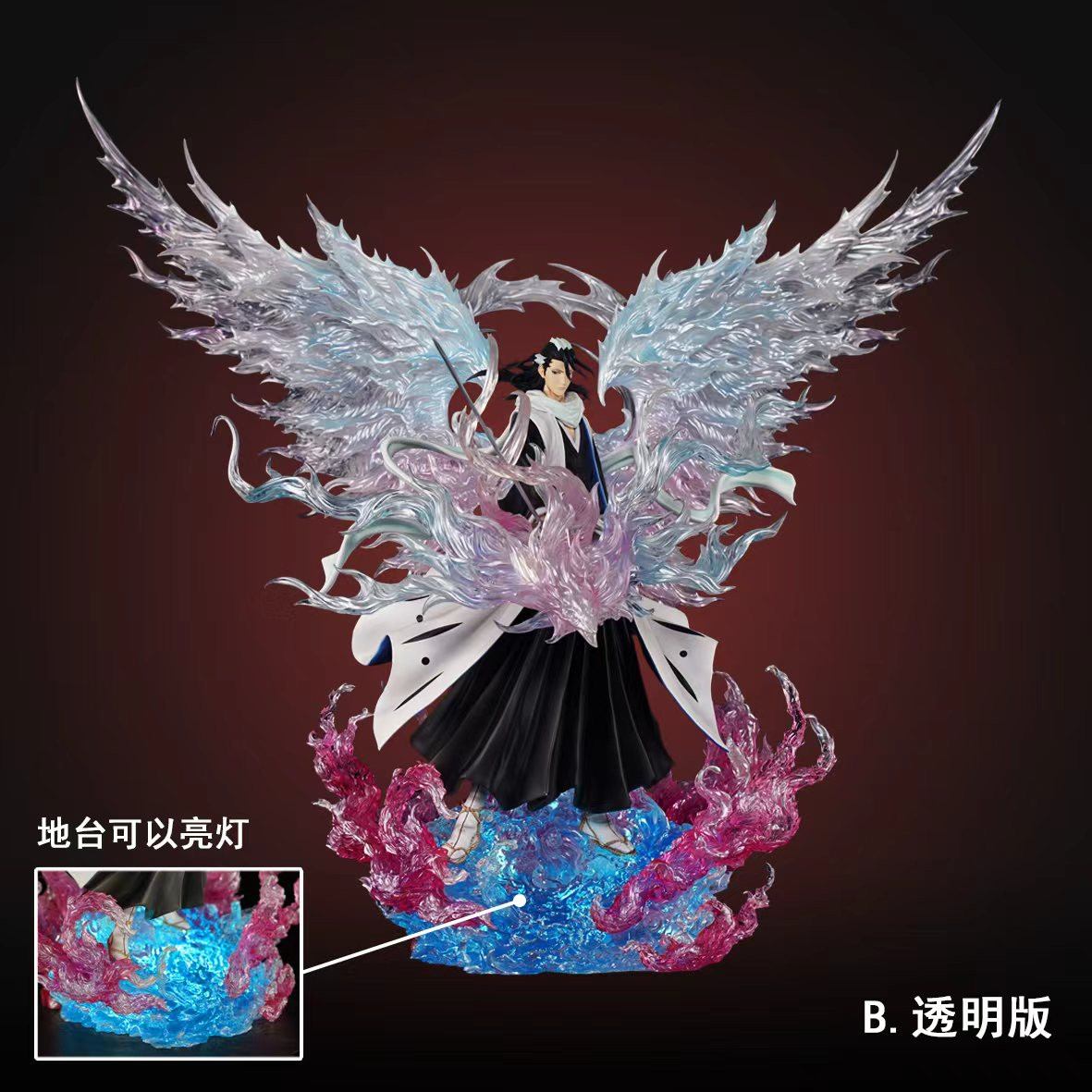 Bleach Kuchiki Byakuya 1/6 Scale TOPGK Statue – HXHENG × CHENG Studio - Image 3