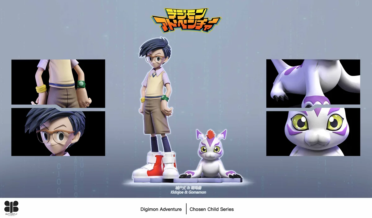Butterfly Studio – Joe Kido & Gomamon Digimon Adventure Collection (MH Scale)