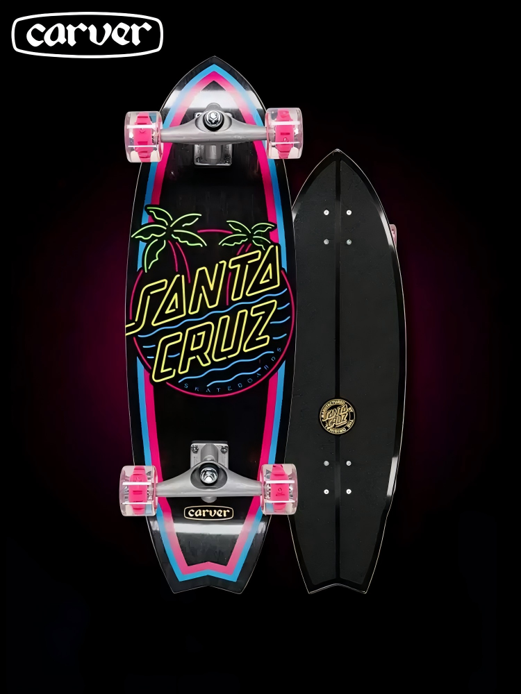 Carver x Santa Cruz Collaboration Land Surf Skateboard