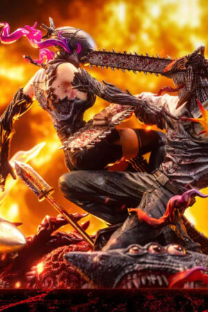 Chainsaw Man Denji vs Reze Battle 16 Scale TOPGK Statue – Big Feeler Studio
