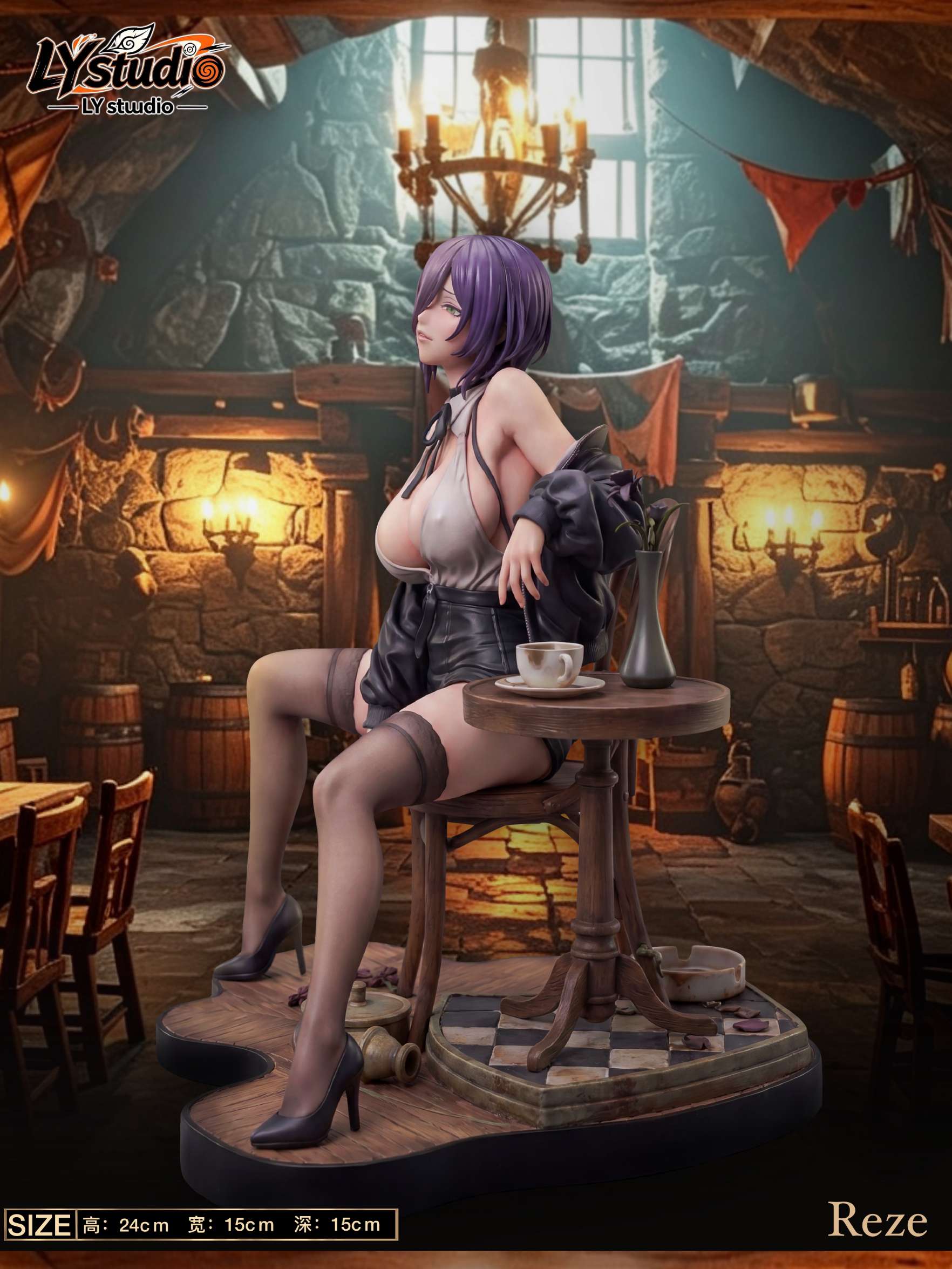 Chainsaw Man Reze 1/6 Scale TOPGK Statue – LY Studio - Image 2
