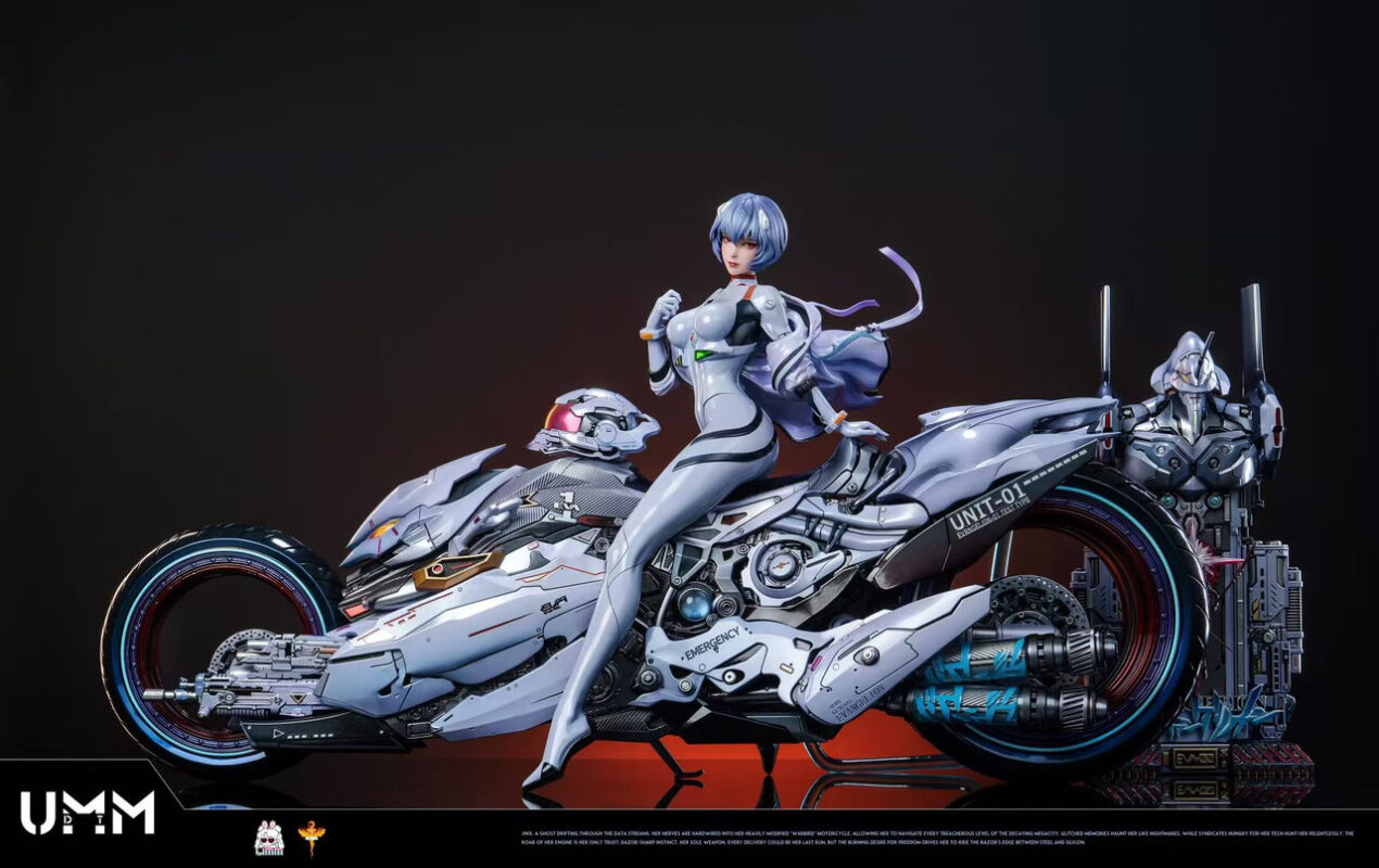 DT Studio – Ayanami Rei Science Fiction Motorcycle Resin Statue