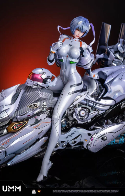 DT Studio – Ayanami Rei Science Fiction Motorcycle Resin Statue