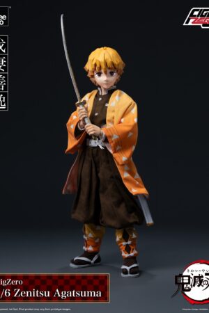 Alternative view of Demon Slayer  Agatsuma Zenitsu 1/6 Scale TOPG Figure- Threezero