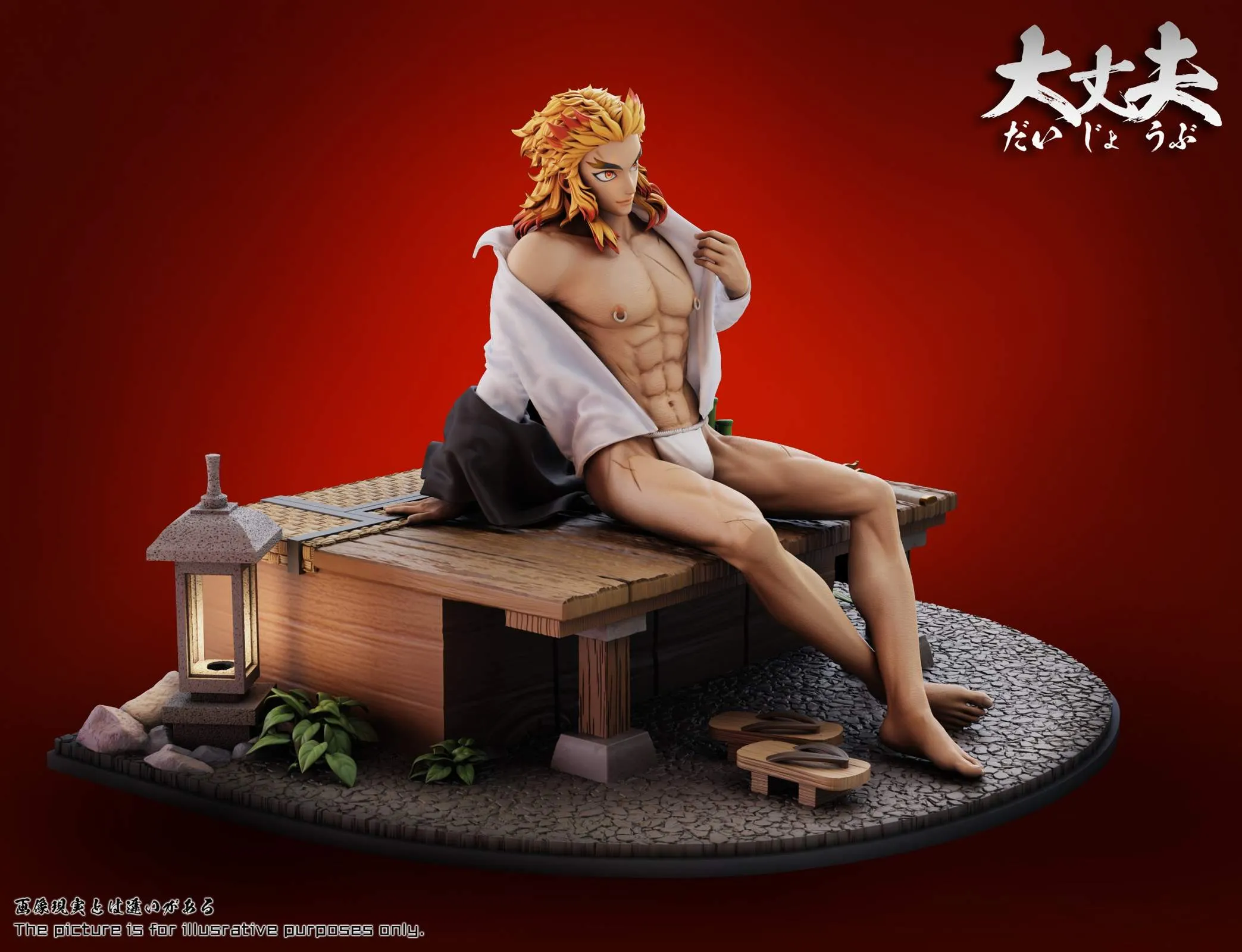 Demon Slayer Kyojuro Rengoku 1/6 Scale TOPGK Statue – DaZhangFu Studio - Image 7