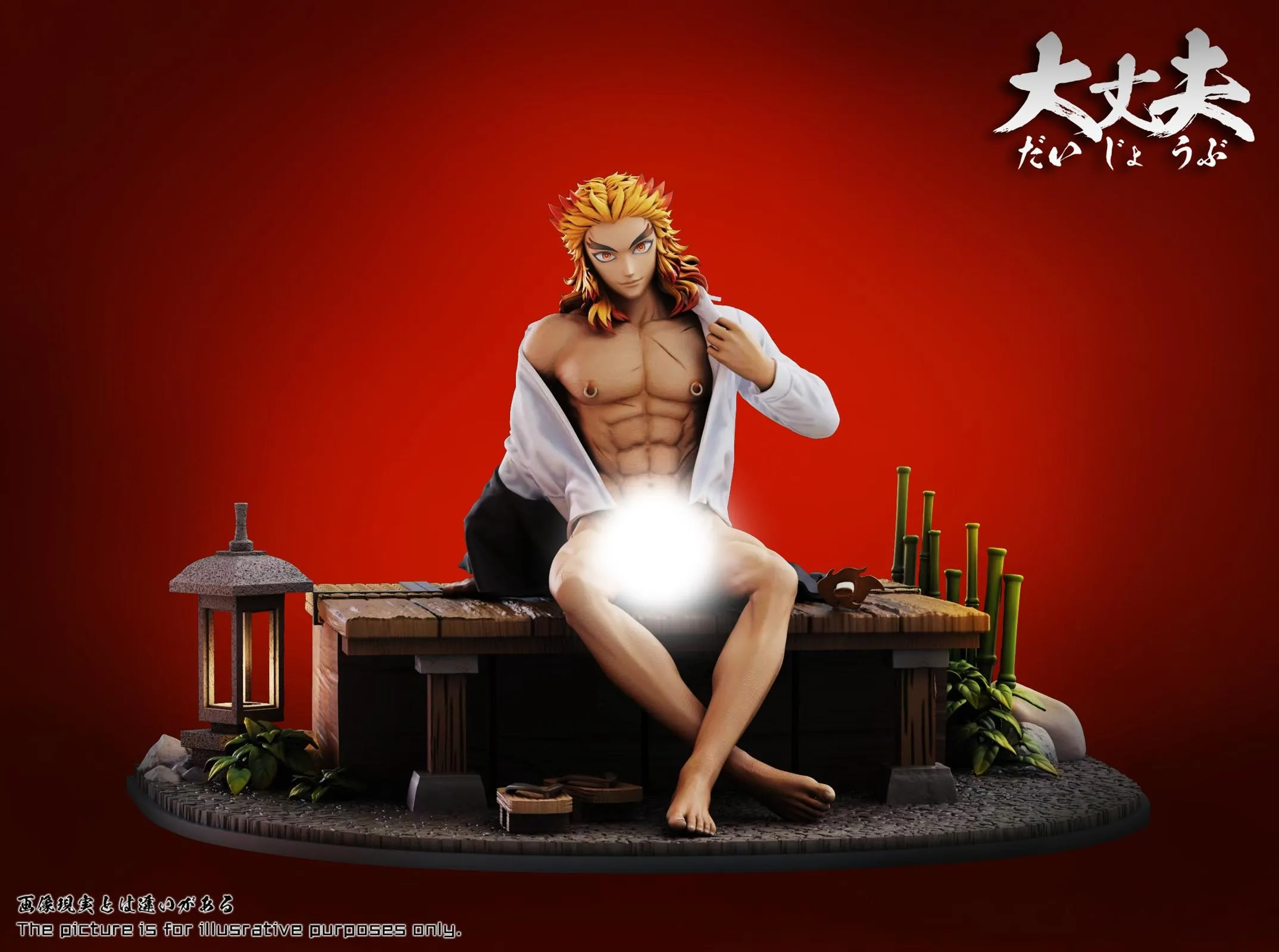 Demon Slayer Kyojuro Rengoku 16 Scale TOPGK Statue – DaZhangFu Studio
