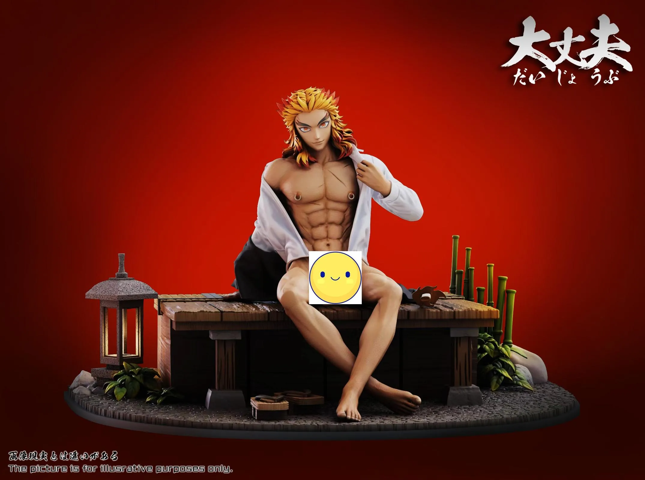 Demon Slayer Kyojuro Rengoku 1/6 Scale TOPGK Statue – DaZhangFu Studio - Image 4