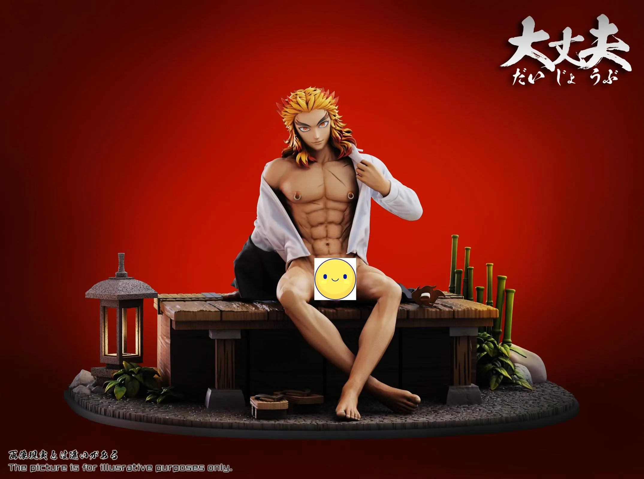 Demon Slayer Kyojuro Rengoku 1/6 Scale TOPGK Statue – DaZhangFu Studio - Image 5