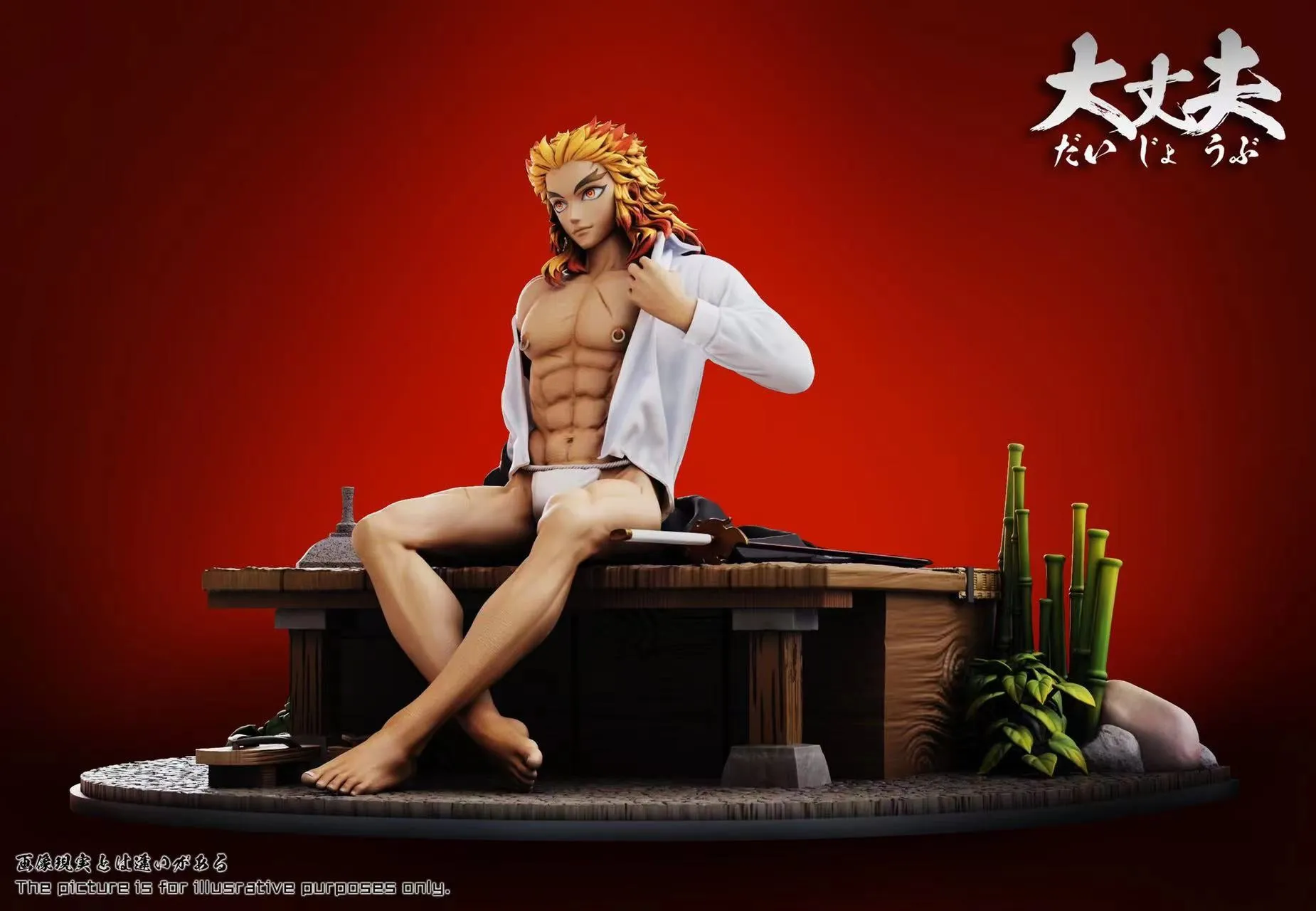 Demon Slayer Kyojuro Rengoku 1/6 Scale TOPGK Statue – DaZhangFu Studio - Image 6