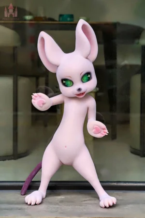 Dolls Castle - Fantasy Fur Fapdoll 80CM Cheese Mouse Doll With Fur