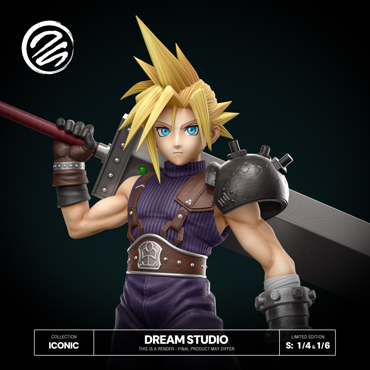 Dream Studio – OG Cloud FFVII Statue