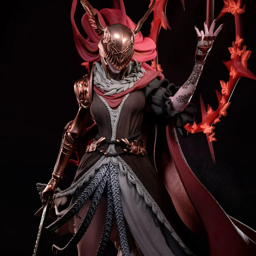Elden Ring Malenia 1/6 Scale TOPGK Resin Statue-ANE Studio - Image 3