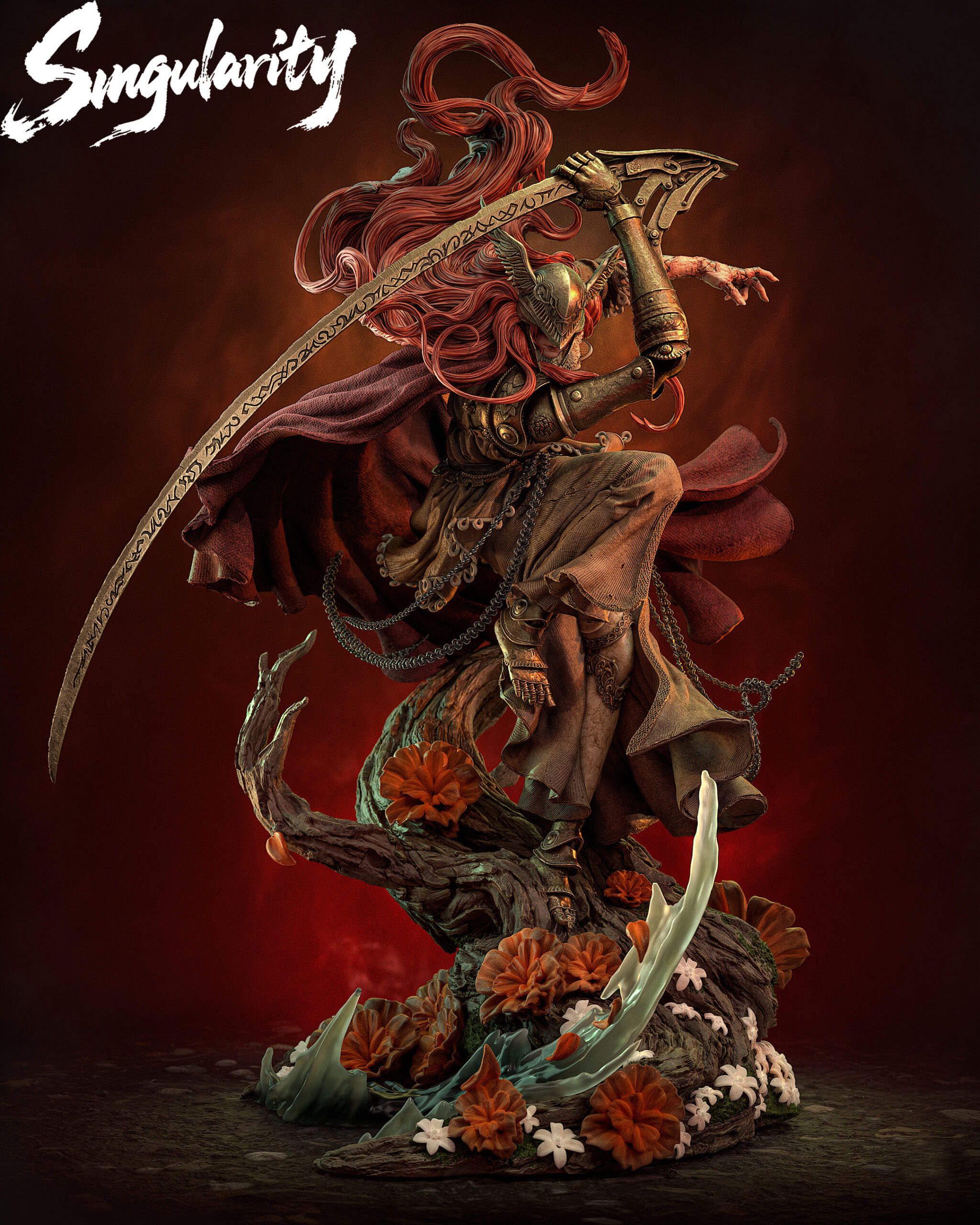 Elden Ring Malenia Blade of Miquella 14 Scale TOPGK Statue – Singularity Studio