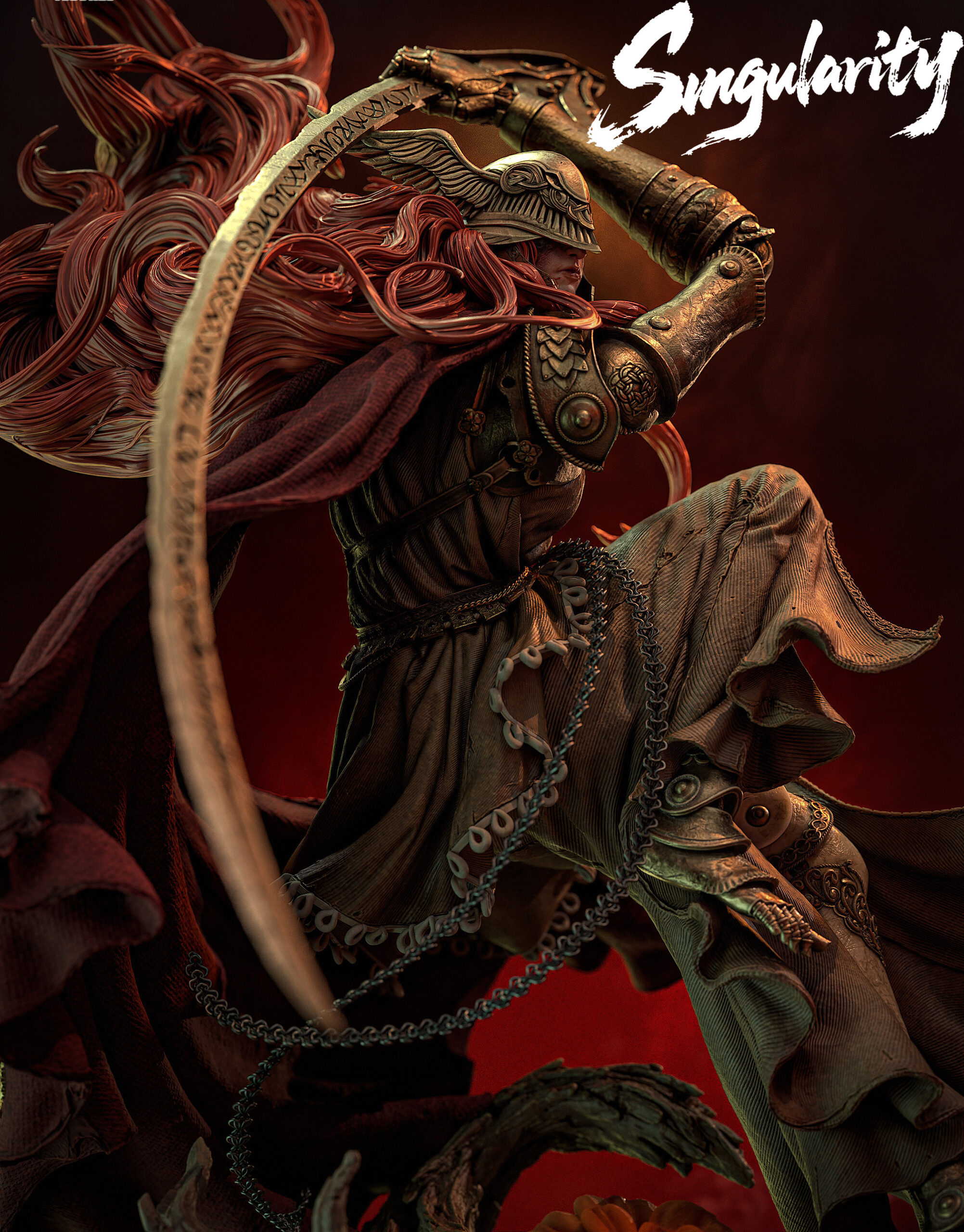 Elden Ring Malenia Blade of Miquella 1/4 Scale TOPGK Statue – Singularity Studio - Image 2