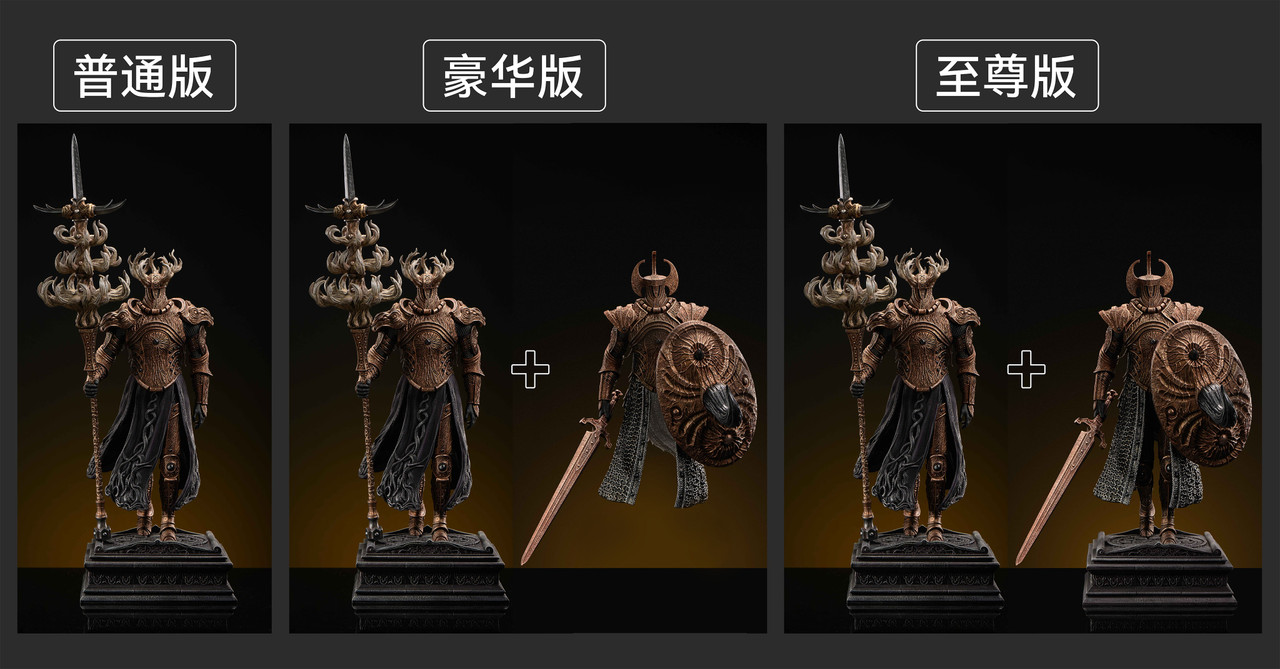 Elden Ring – Crucible Knight DX Version Statue – SWORD&WING Studio - Image 6