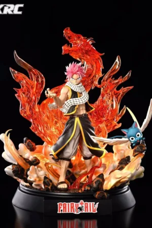 Alternative view of FAIRY TAIL  Natsu Dragneel & Happy 1/6 Scale Limited Resin TOPGK Statue -KRC Studio