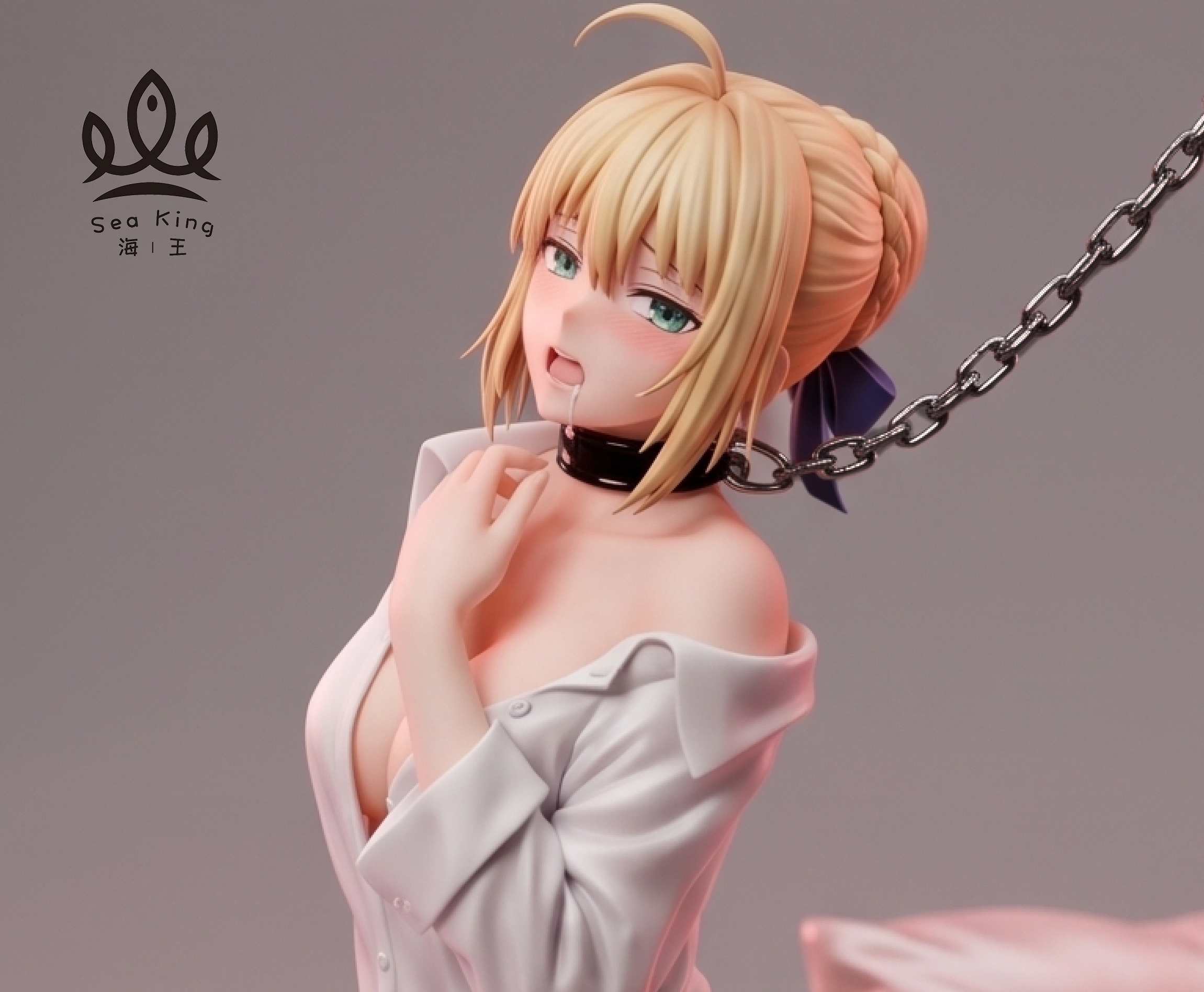 Fate Series Saber & Arcueid Brunestud 1/6 Scale Resin Statue –sea King studio - Image 2