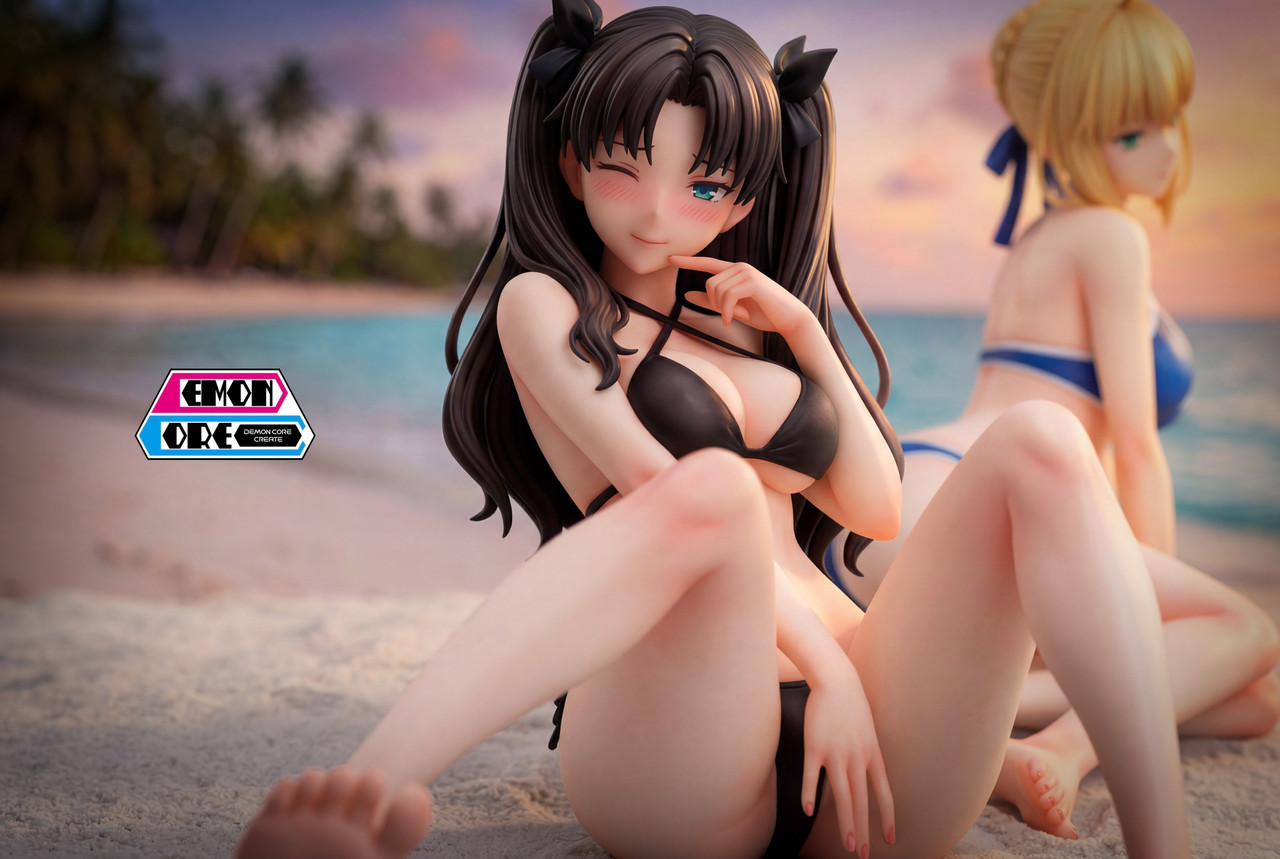 Fate/stay night Saber & Rin Tohsaka 1/6 Scale TOPGK Statue – Demon Core Studio - Image 3