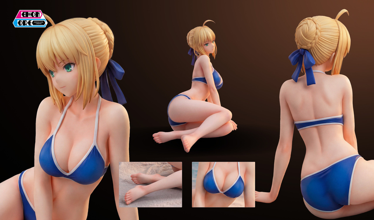 Fatestay night Saber & Rin Tohsaka 16 Scale TOPGK Statue – Demon Core Studio