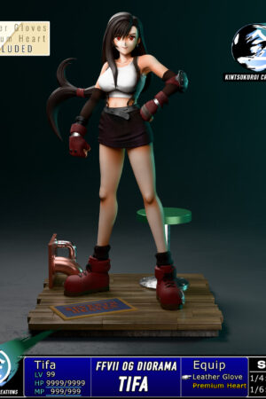 Final Fantasy VII – Tifa Lockhart 16 & 14 Scale – Kintsukuroi Creations