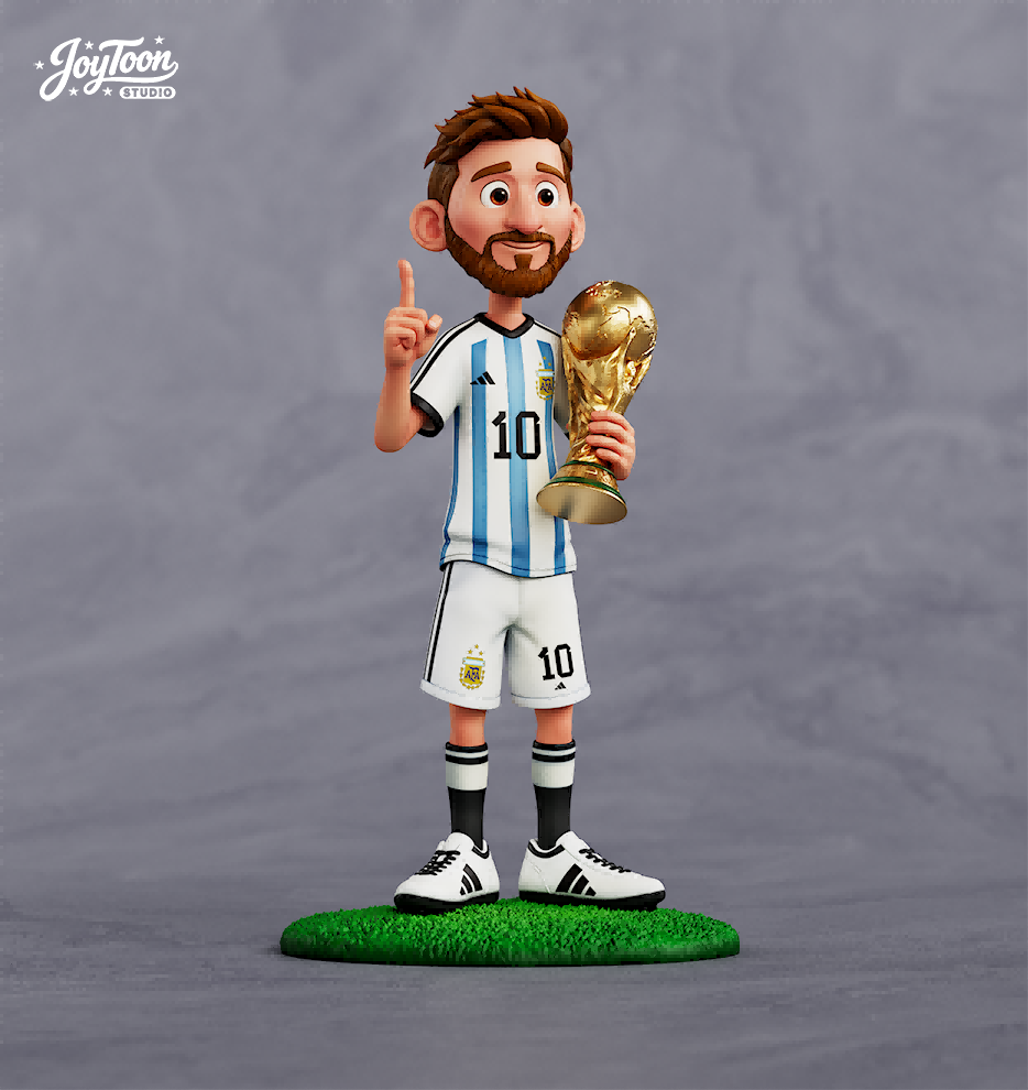 Football star Lionel Messi TOPGK Statue- JoyToon Studio