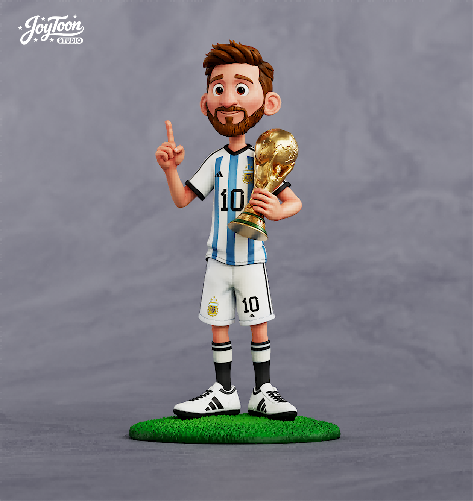 Football star Lionel Messi TOPGK Statue- JoyToon Studio - Image 2