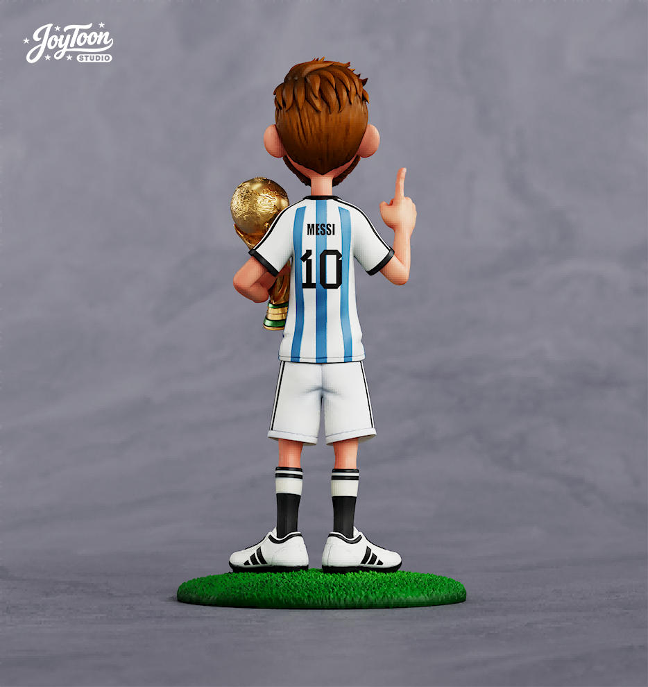 Football star Lionel Messi TOPGK Statue- JoyToon Studio - Image 3