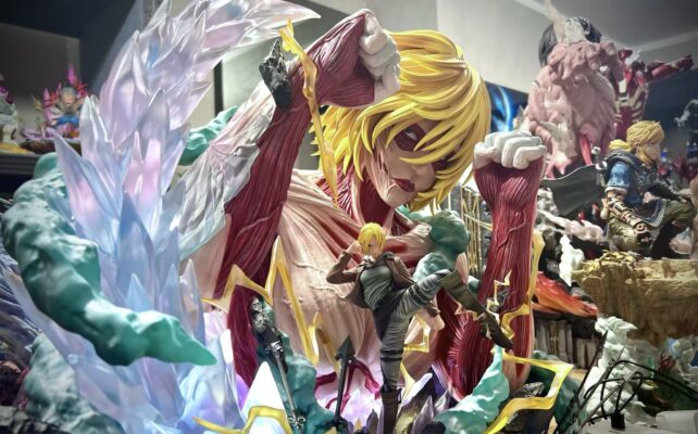 Freedom Studio – Attack on Titan Annie Leonhart & Female Titan 1/4 Scale TOPGK LED Statue [In Stock]