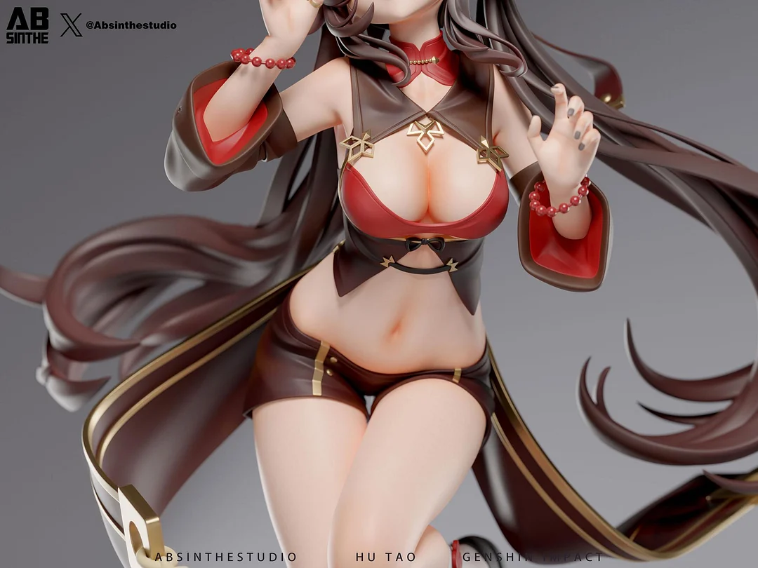 Genshin Impact HuTao 16 Scale Resin Statue - ABsinthe Studio