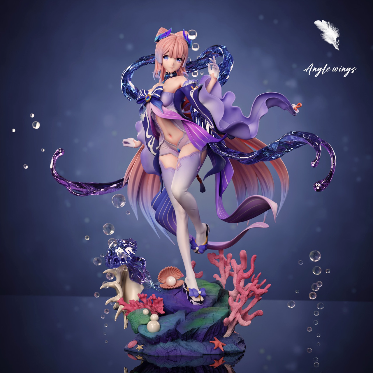 Genshin Impact Sangonomiya Kokomi1/6 Scale TOPGK Statue – Angle Wings Studio - Image 3