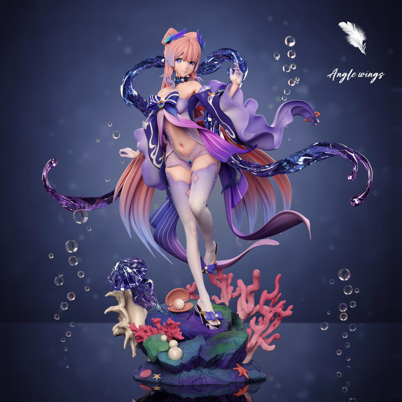 Genshin Impact Sangonomiya Kokomi16 Scale TOPGK Statue – Angle Wings Studio